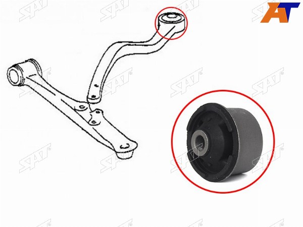 Сайлентблок переднего нижнего рычага задний TOYOTA ARISTO 97-04LEXUS GS300400430 97-05
