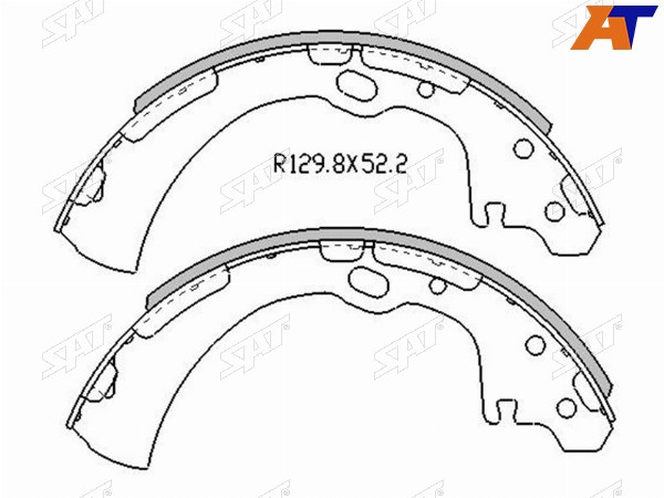 Колодки тормозные зад PATHFINDER R50NP300TERRANO D21ELGRAND 51