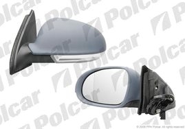 9514515M JETTAGOLF KOMBI 05- ЗЕРКАЛО L ЭЛ+ОБОГРЕВ, ПОД ПОКР., С ПОВ.,СКЛАДНОЕ