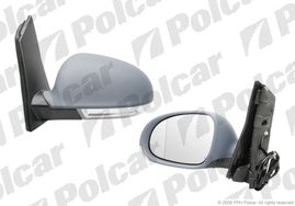 9515514M GOLF 5 PLUS 05- ЗЕРКАЛО ЛЕВОЕ ЭЛЕКТР. С ОБОГР.ПОД ПОКРАСКУ С ПОВ.