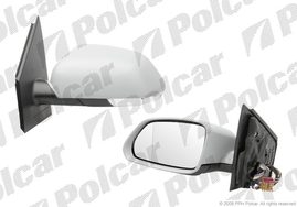 9527515M POLO HB 0405- ЗЕРКАЛО L ЭЛ+ОБОГРЕВ, С ПОВОРОТНИКОМ,ПОД ПОКРАСКУ