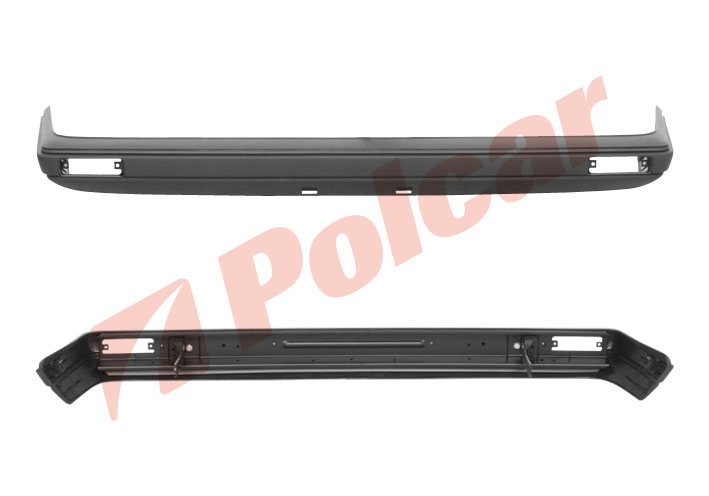 953207-1 GOLF I (typ 17), 74-83  БАМПЕР ПЕРЕДНИЙ КОМПЛ,ЧЕРНЫЙ, СТАЛЬ