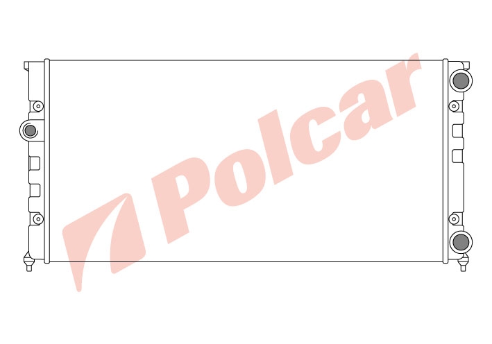 953808-4 GO3VENT 0991-   161820 РАД625X322 -C +DI (NISSENS 65193) VW2109