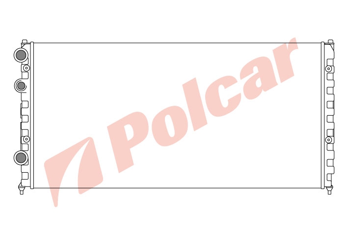 954708-2 PASSAT 1093-96 161820 +VR6 РАД.720Х375 M +-C (NISSENS 65252)  VW2122