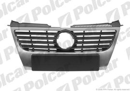 955505 PASSAT B6 05- РЕШЕТКА РАДИАТОРА под большую эмблему, черн