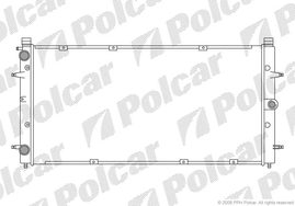 956608A2 T4 1191-0996 РАДИАТОР 720X377 M +-C  (NISSENS 65242A)  VW2114
