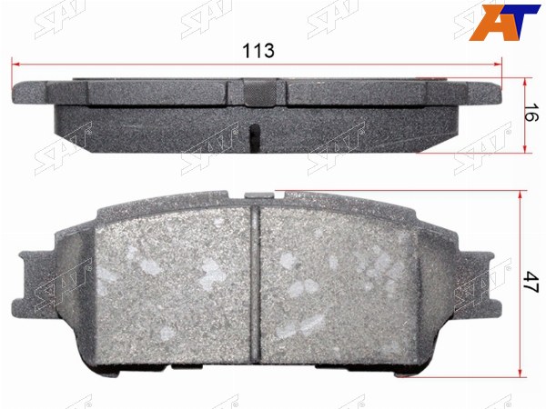 Колодки тормозные зад TOYOTA NOAHVOXYESQUIRE ZZR8ZWR80 14-