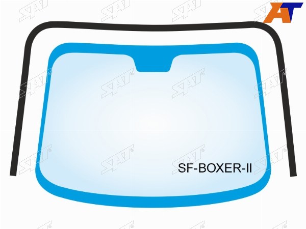 Молдинг лобового стекла (П-образный) Peugeot Boxer 06-  Citroen Jumper 06-  Fiat Ducato 06-