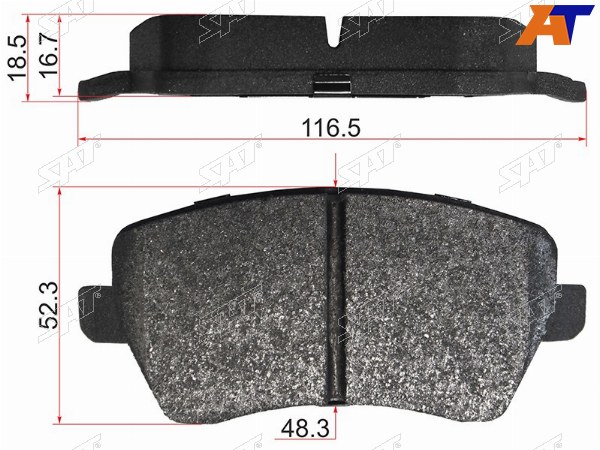 Колодки тормозные перед NISSAN ALMERA GA15 12- MARCH 12 03-10LADA VESTALARGUS