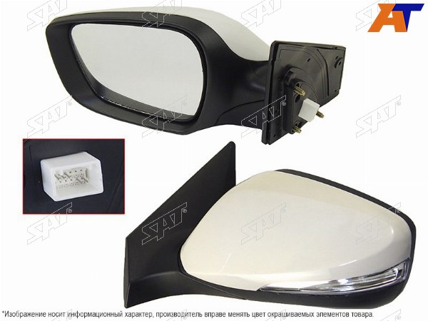Зеркало HYUNDAI ELANTRA V 10-16 LH поворот, 5 контактов