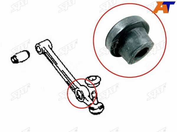 Сайлентблок FR переднего нижнего рычага (патиссон) MAZDA 121DEMIOFORD FESTIVA 98-02