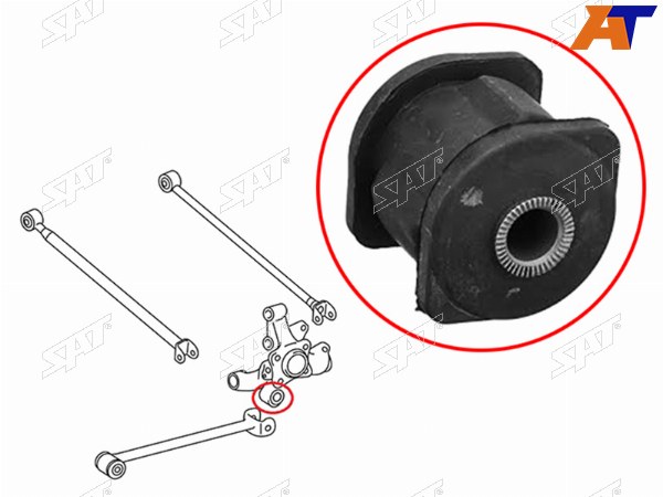Сайлентблок задней цапфы к продольной тяге TOYOTA CAMRY ACV3MCV3 2001-2006