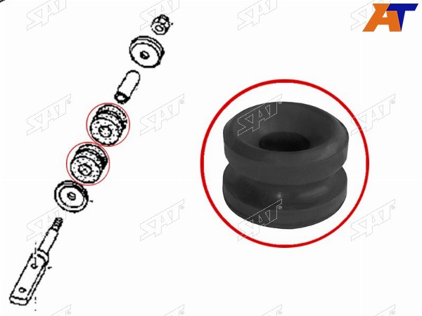 Сайлентблок передней растяжки NISSAN DATSUNMISTRALPATHFINDERTERRANOTERRANO 2 1985-1997