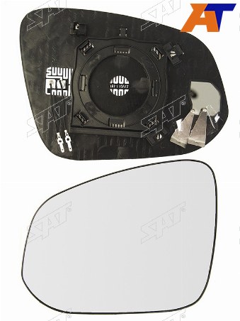 Полотно зеркала TOYOTA RAV4 12-18HARRIER 13-HILUXFORTUNER 15- LH  сферическое с обогревом