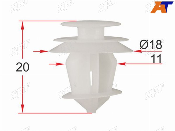 Клипса крепежная TOYOTALEXUS (1 шт.)