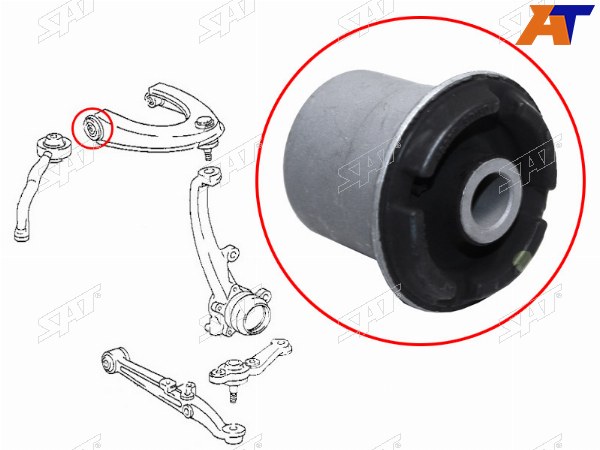 Сайлентблок переднего верхнего рычага TOYOTA MARK X 04-09CROWNMAJESTA 03-08LEXUS GS300350430 05