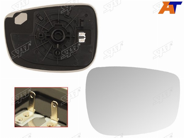 Полотно зеркала MAZDA CX-5 14-17 RH с обогревом