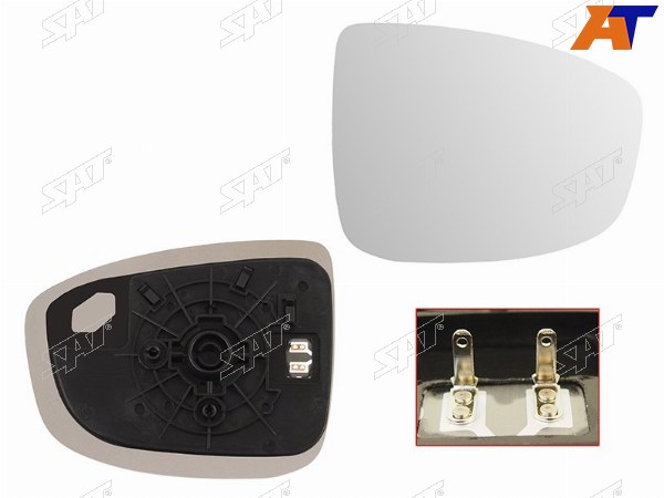 Полотно зеркала MAZDA CX-5 12-14 RH с обогревом