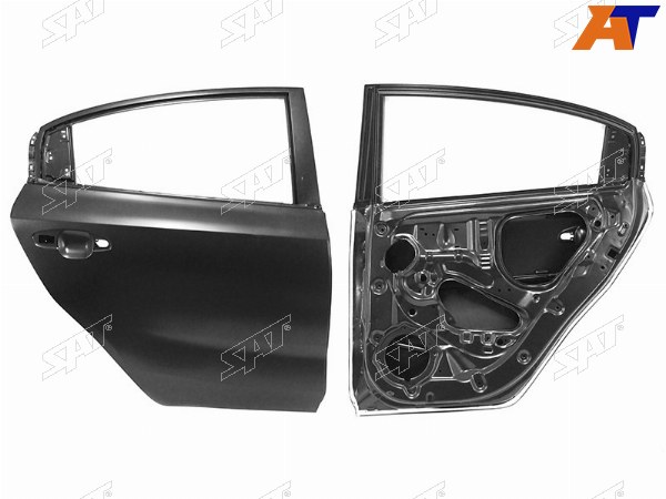 Дверь задняя KIA RIO 17- RH