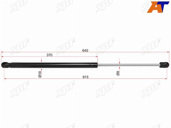 Амортизатор капота MERCEDES-BENZ M-CLASS W166GLE W292 11-GL-CLASS X166 12- LH