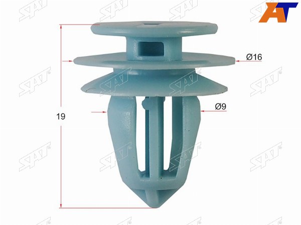 Клипса обшивки двери HONDAACURA (1 шт.)