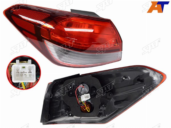 Фонарь задний KIA CERATOFORTE 16-19 LH LED