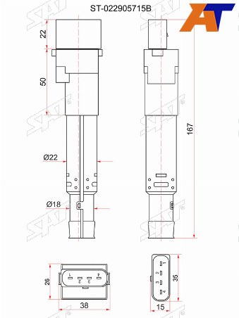 Катушка зажигания VAG A3Q7TTSUPEB IIGOLF VPASSAT VIVIITOUAREGCAYENNE