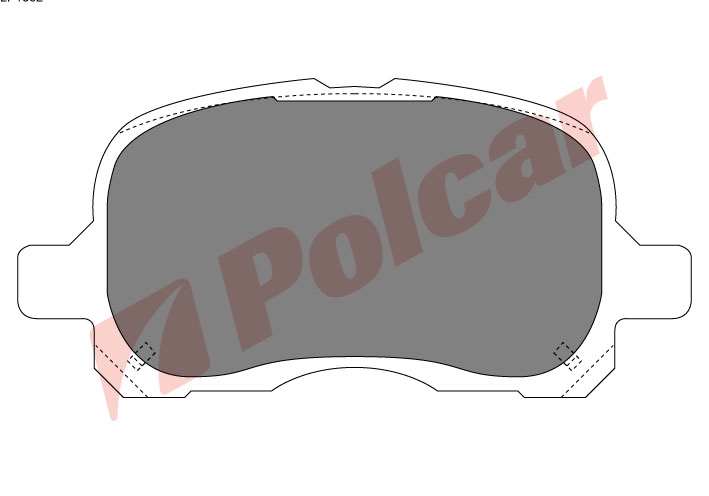 B2329400 КОЛОДКИ ТОРМОЗНЫЙ ПЕРЕДНИИ