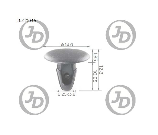 JD JKC0046 Клипса крепежная  аналог KJ493
