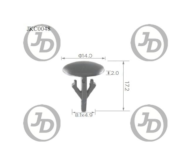 JD JKC0048 Клипса крепежная  аналог KJ1055