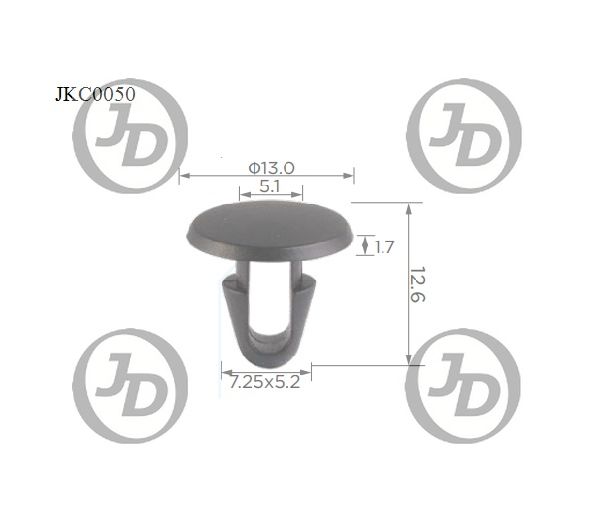 JD JKC0050 Клипса крепежная  аналог KJ036