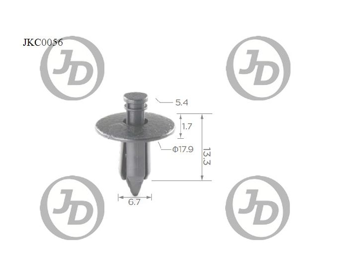 JD JKC0056 Клипса крепежная  аналог KJ2163