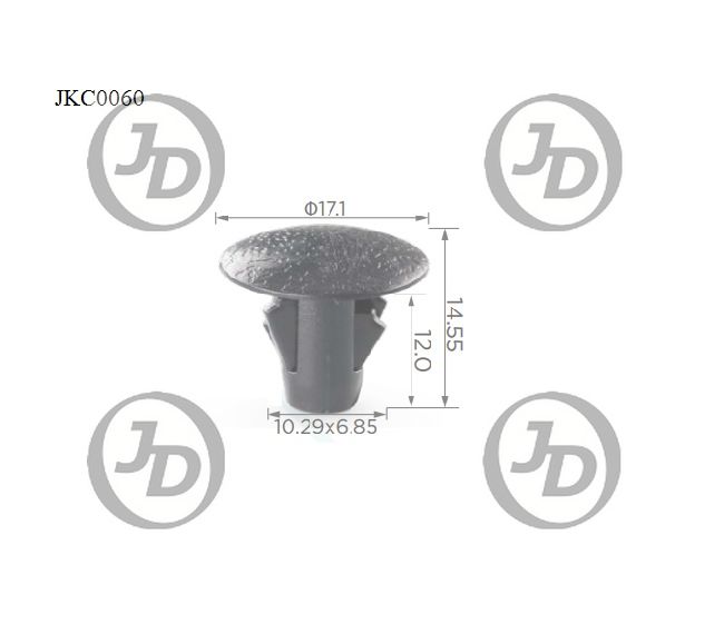 JD JKC0060 Клипса крепежная  аналог KJ455