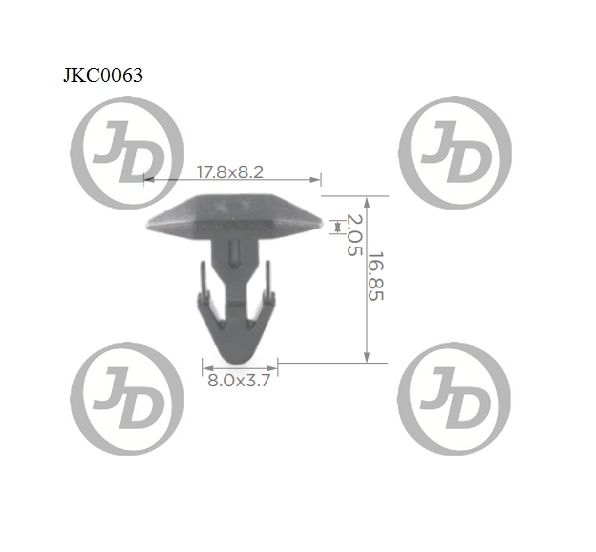 JD JKC0063 Клипса крепежная  аналог KJ1056