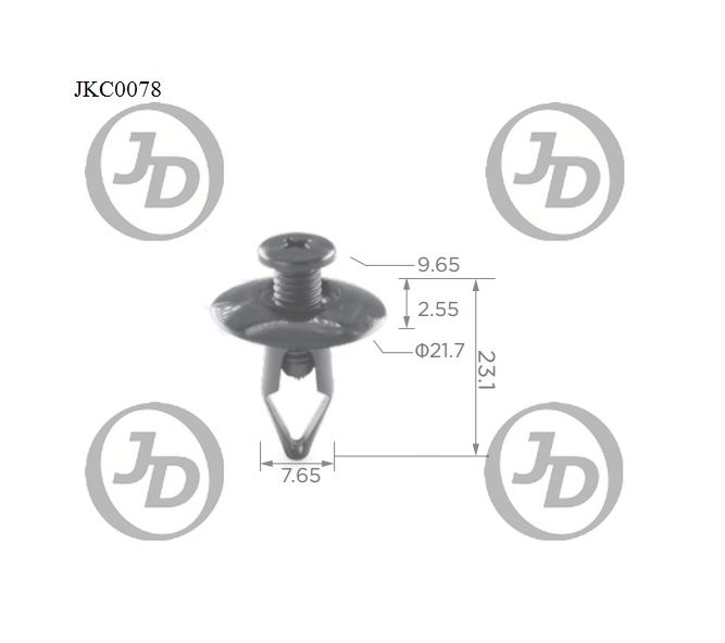 JD JKC0078 Клипса крепежная  аналог KJ675