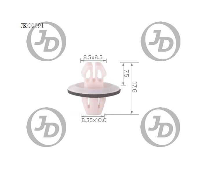 JD JKC0091 Клипса крепежная  аналог KJ427