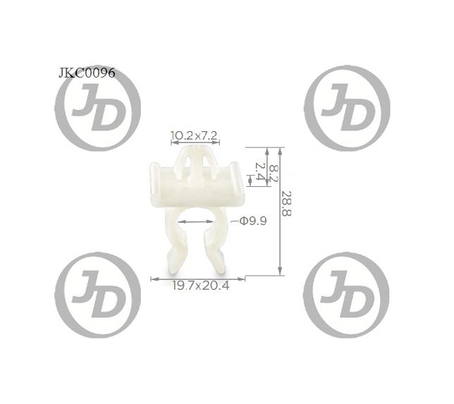 JD JKC0096 Клипса крепежная  аналог KJ691
