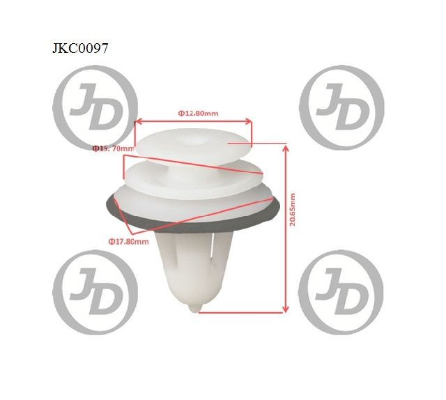 JD JKC0097 Клипса крепежная  аналог KJ336