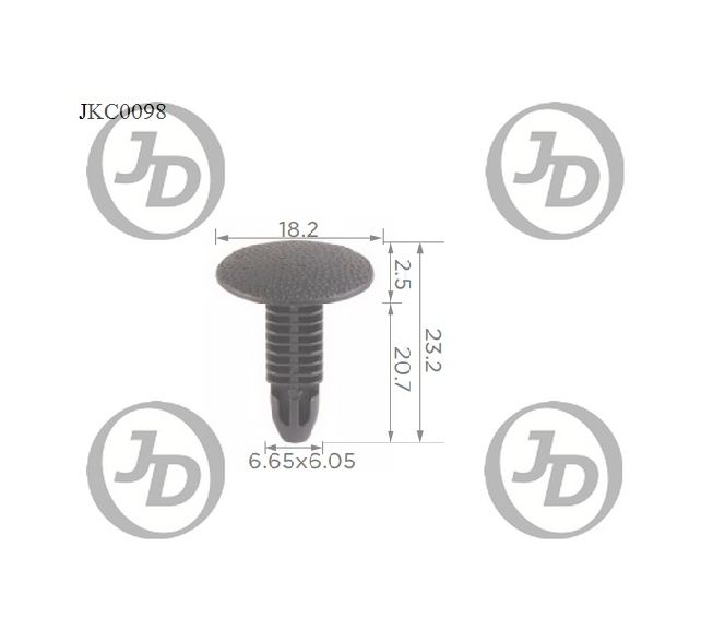 JD JKC0098 Клипса крепежная  аналог KJ2312