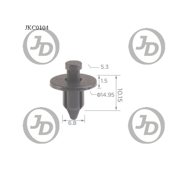 JD JKC0104 Клипса крепежная  аналог KJ511