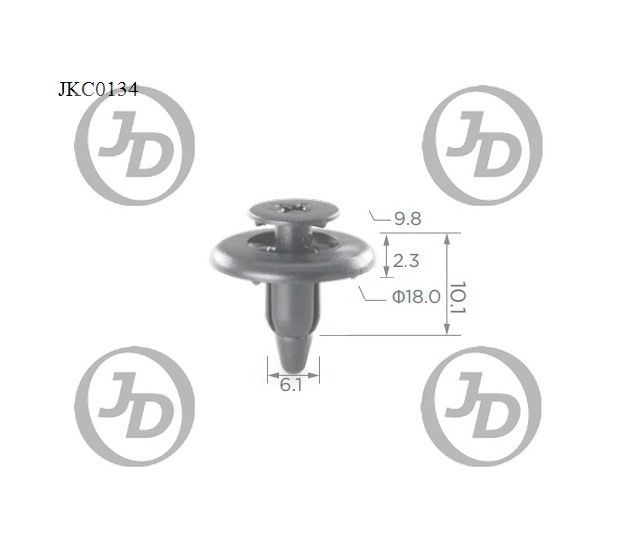 JD JKC0134 Клипса крепежная  аналог KJ300