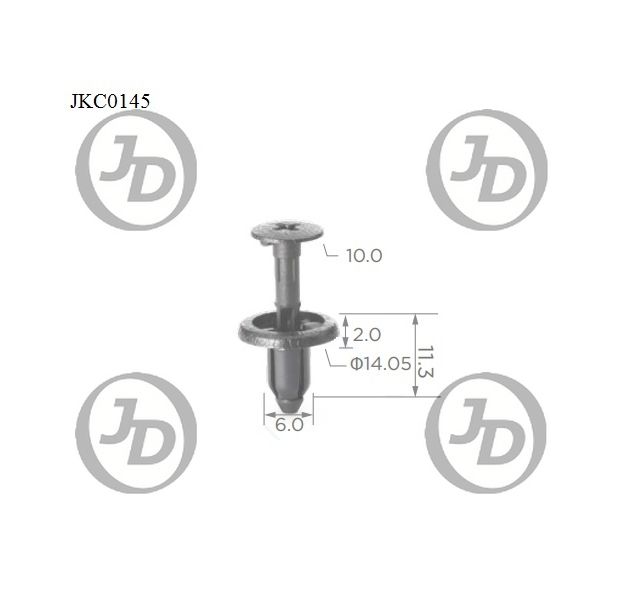 JD JKC0145 Клипса крепежная  аналог KJ324