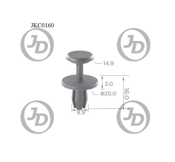 JD JKC0160 Клипса крепежная   аналог P370194A