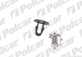 RXB22146 КЛОПЫ 10ШТ. (ОБШИВКИ КАПОТА)