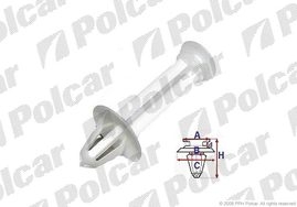 RXC30853 КЛОПЫ ВНУТРЕННИЙ ОБШИВКИ  КОМПЛЕКТ 5 ШТ