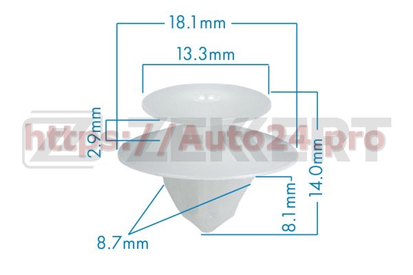 BE-1355 Zekkert для Mitsubishi MR435918