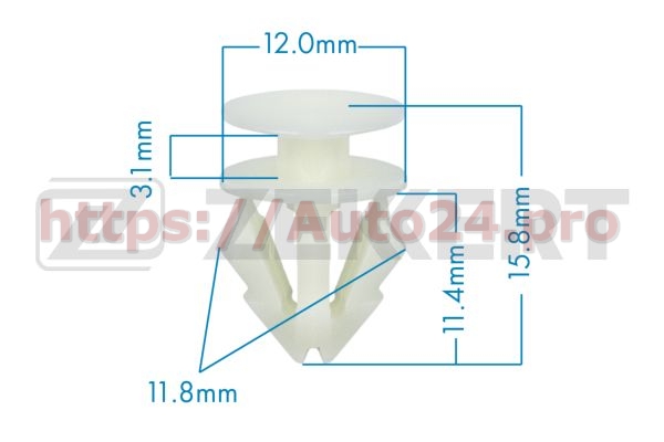 BE-1634 Zekkert для VAG 191853585A