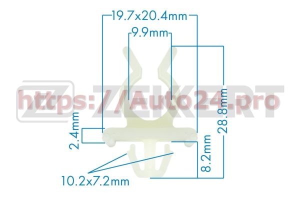 BE-2171 Zekkert для Nissan 24220-89986