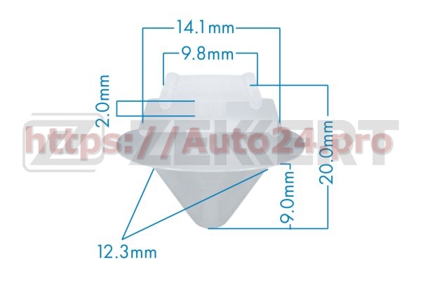 BE-2407 Zekkert для Peugeot 856540