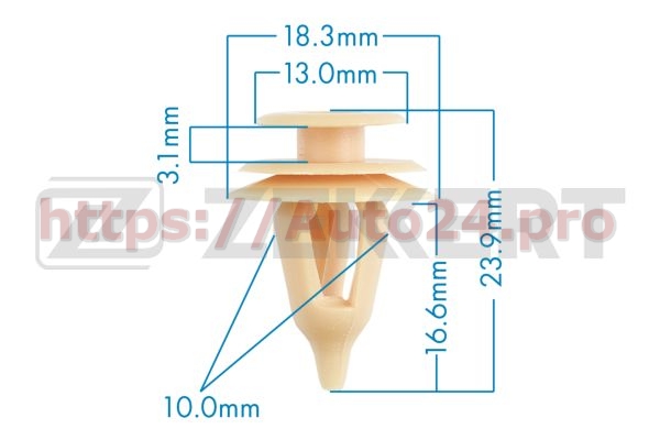 BE-2437 Zekkert для Toyota 67771-30090